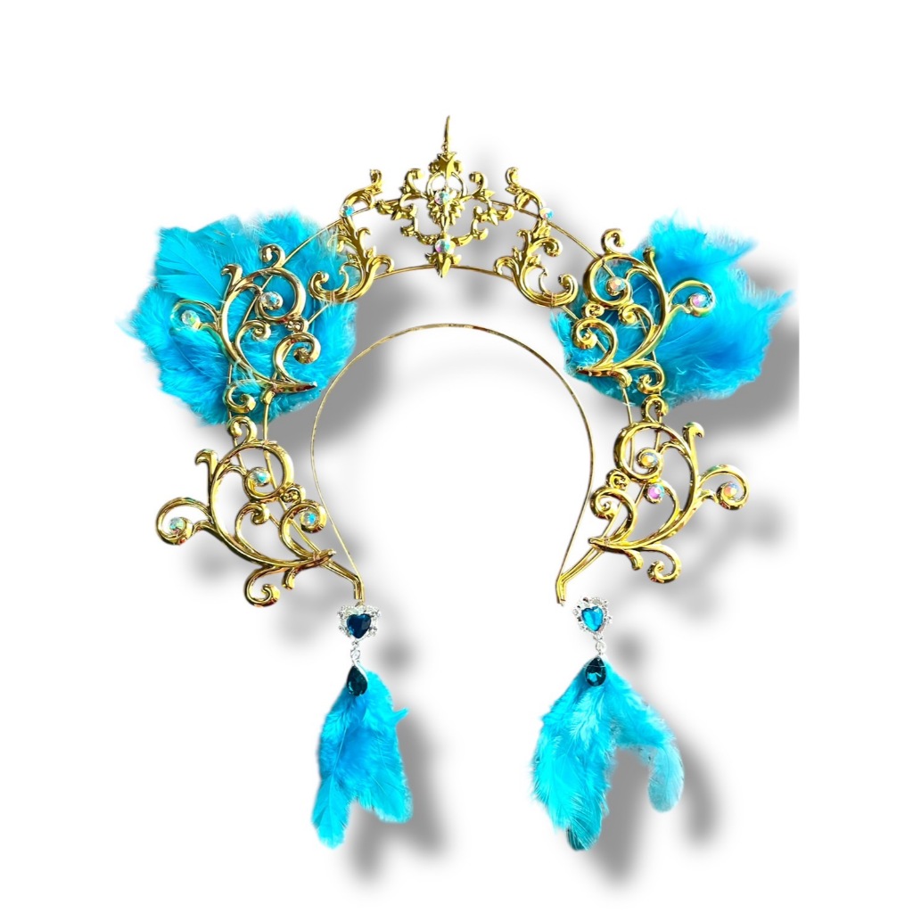 เครื่องประดับหัว แต่งเพชร พร้อมต่างหู สำหรับดรัมเมเยอร์ เชียร์หลีดเดอร์ - รูปที่ 6