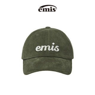 EMIS - APPLIQUE CORDUROY BALL CAP (ASH BLUE , BEIGE , BLACK …