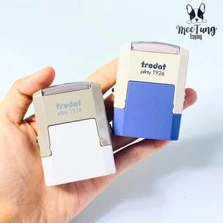 [มีตังตรายาง] ตรายางพกพา ตรายางหมึกในตัว Trodat T926 T1438 ชื่อ-ตำแหน่ง