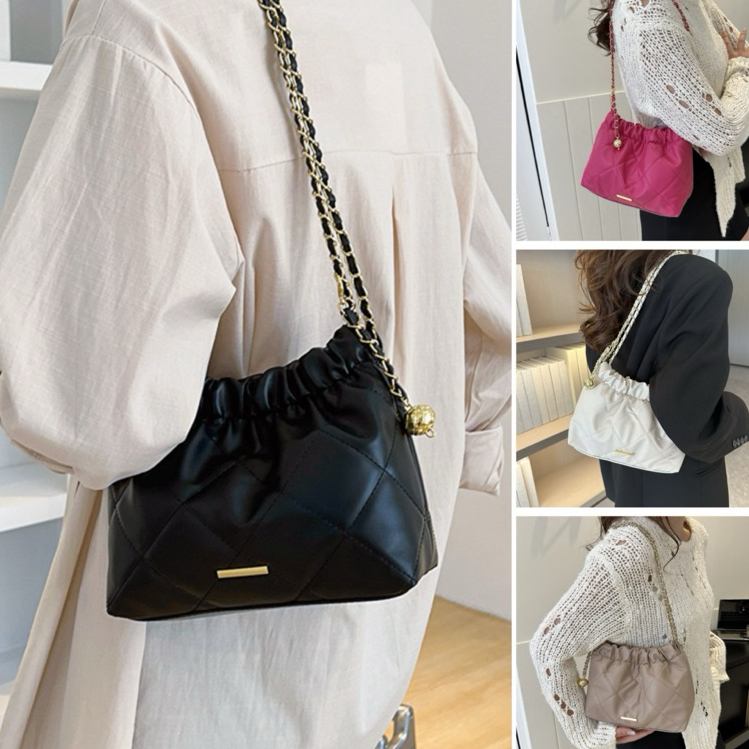 กระเป๋าสะพายไหล่ สะพายข้าง อเนกประสงค์ ทรงบักเก็ต สไตล์เกาหลี แฟชั่นมาใหม่ (GC-139)(GC-150)