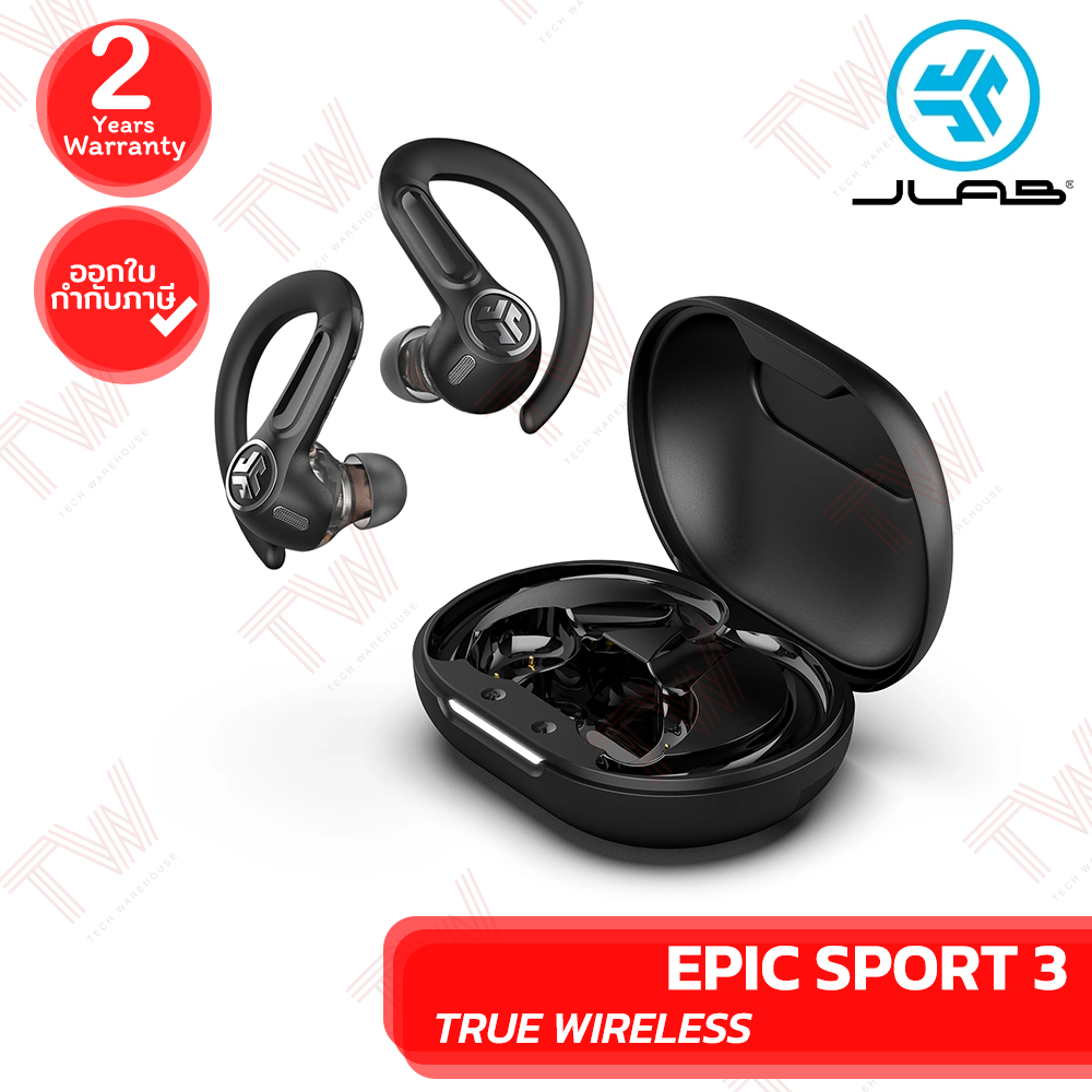 JLAB Epic Sport 3 True Wireless Earbuds หูฟังไร้สาย ของแท้ ประกันศูนย์ 2ปี