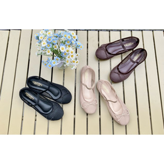 Cnk 58 รองเท้าแฟชั่นสไตล์คัชชู by GOODDY รุ่น หน้าโบว์ผ้าตาข…