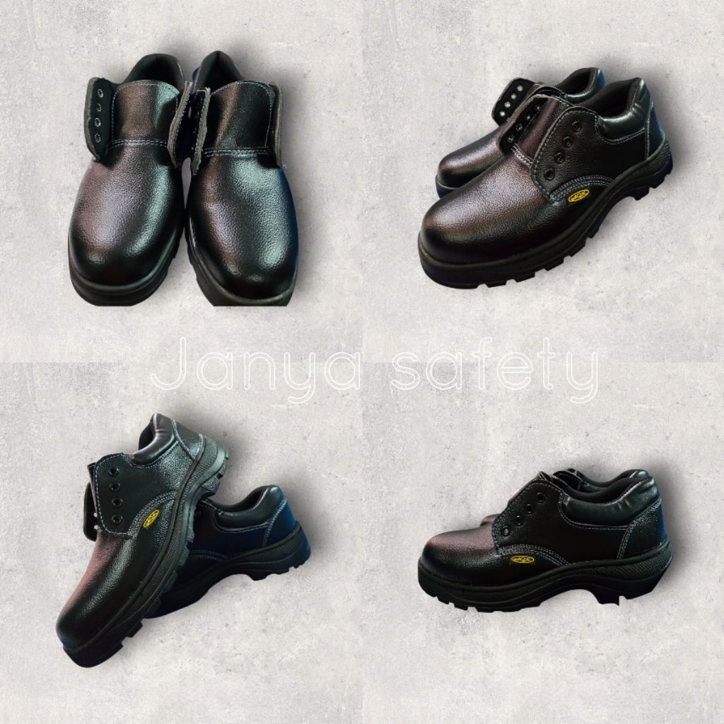 รองเท้า SAFETY หัวเหล็กพื้นเหล็ก ซับดำ/หุ้มข้อ/ข้อเตี้ย ไซส์ 36-48(ออกใบกำกับภาษีได้)