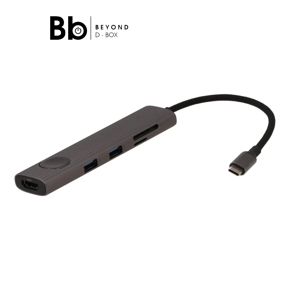 TITANV Port Hub Type-C HUB 8-in-1 2xUSB-A 3.0 (TI-HB001) by BB Beyond D-Box