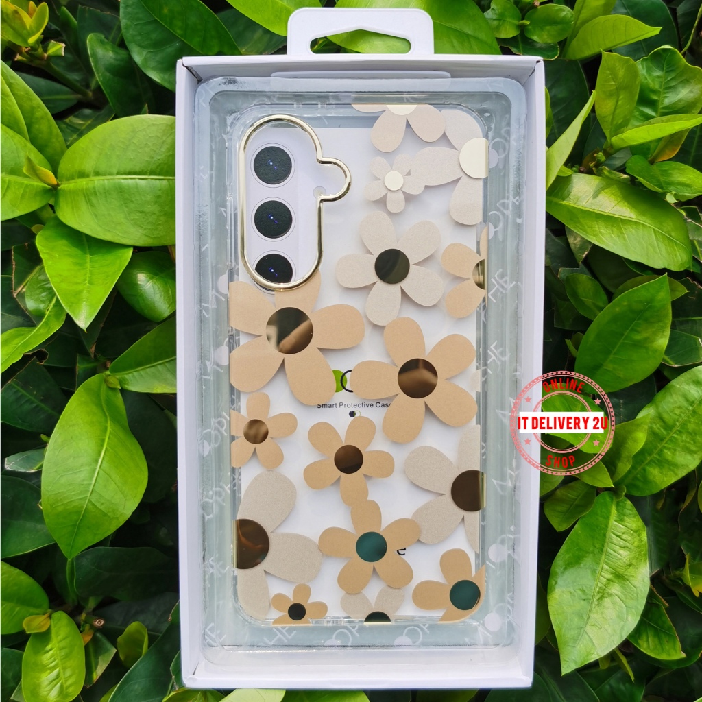 Moophe เคส Samsung A56 5G / A36 5G เคสลายดอกไม้ เคสใส เคสกันกระแทก กันกล้อง