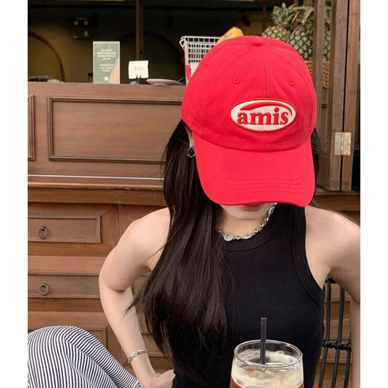 หมวกเบสบอลปัก amis สแน๊ปแบ็ค