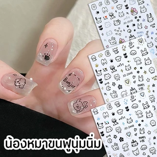 ร้านไทย สติ๊กเกอร์ติดเล็บ ลายแมว ลายแมว น่ารักจับใจ ลายคมชัด ขนาดเล็ก กันน้ํา ราคาถูกส่งจากไทย