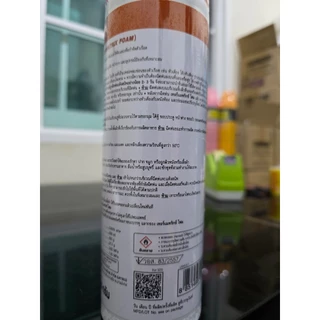 TERMATRIX FOAM โฟมกำจัดปลวก กำจัดตัวเรือด ขนาด 500 กรัม รุ่นใหม่หัวฉีดเล็ก แทรกซึมได้ทุกจุด แถมฟรีถุงมือยางไนโตร
