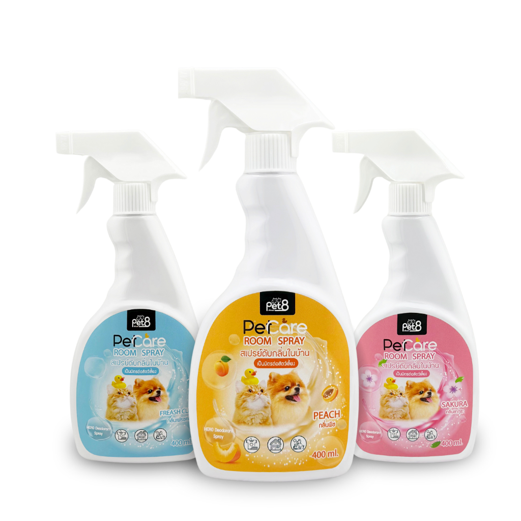 สเปรย์ปรับอากาศ  กลิ่นหอม ระดับโรงแรม 5 ดาวThe Hero Pro fresh ป้องกันอับชื้น สะอาด สดชื้น 400ml