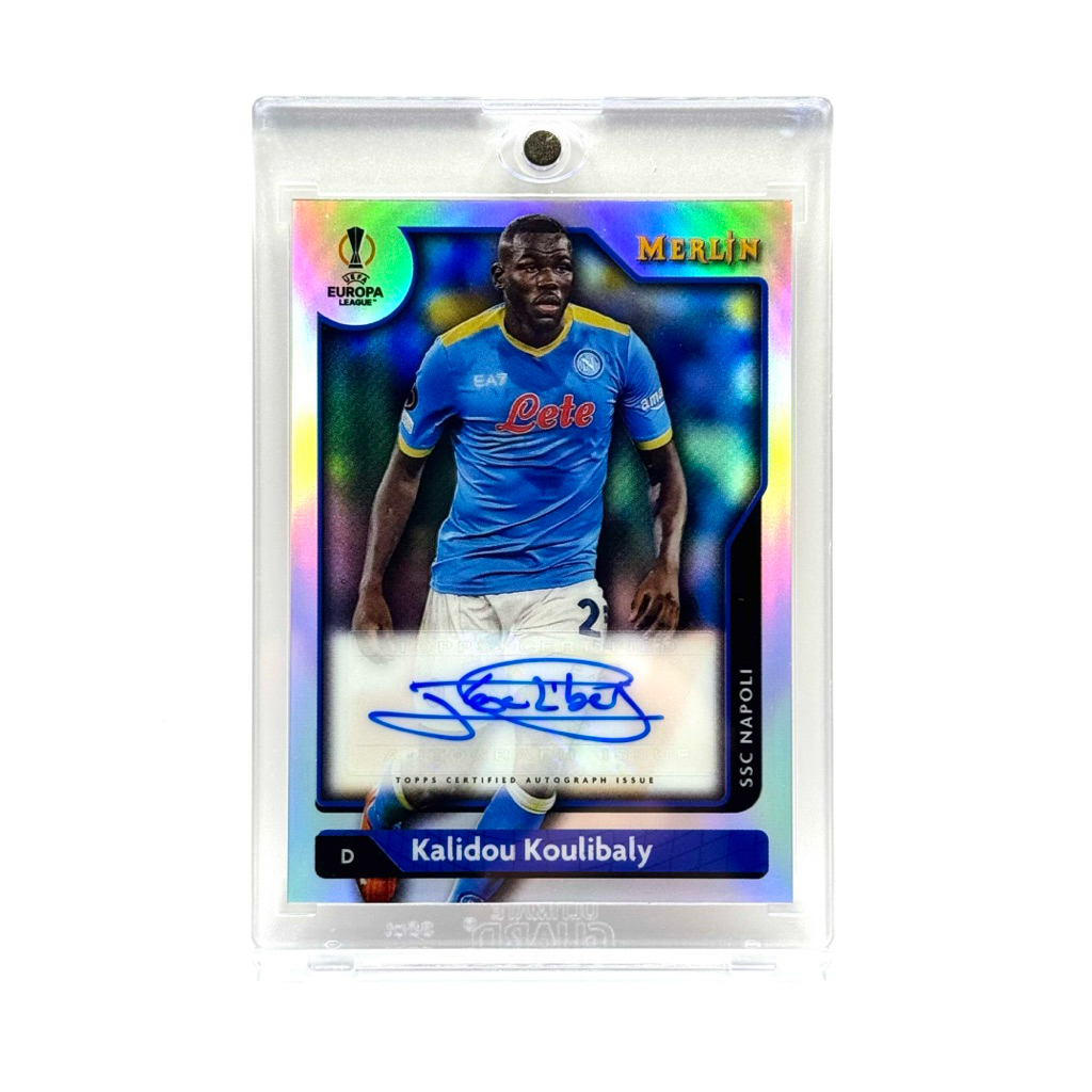 Topps Merlin UCL 21/22 Kalidou Koulibaly SSC Napoli Autograph