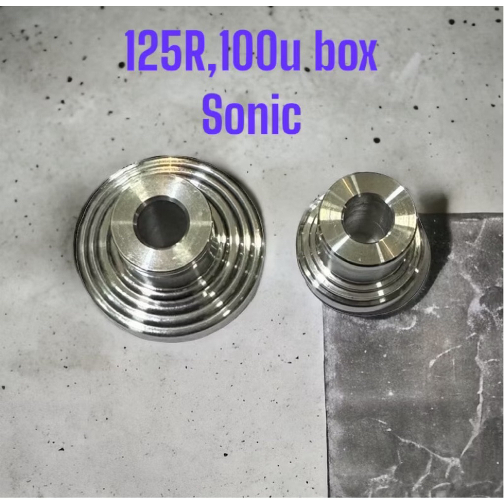 บู๊ชล้อหน้าเวฟ125r มิเนียม เวฟ100s ไมล์กระปุก งานcnc บู๊ชแกนล้อหน้าเวฟ125หัวแหลม บูชแกนล้อหน้าเวฟ125r หน้าเวฟ100 ยูบ๊อก