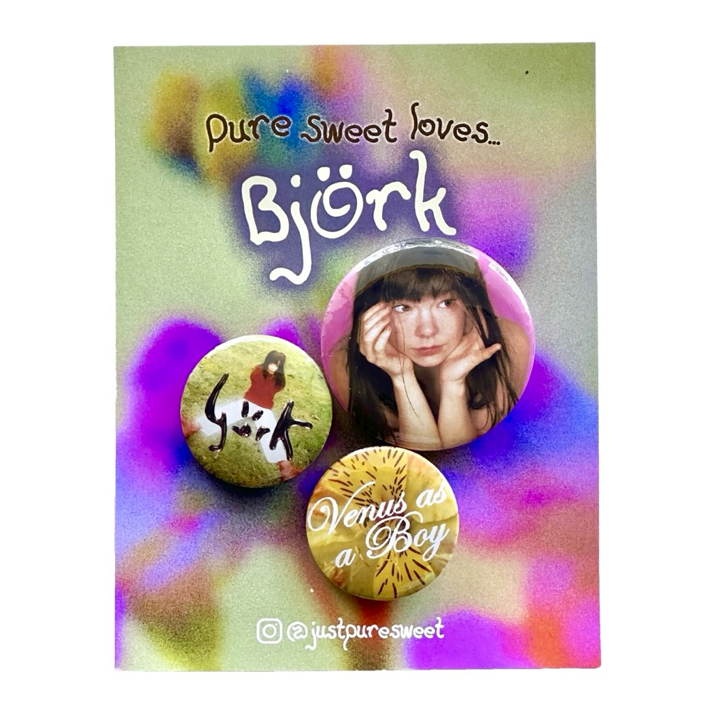 Pure Sweet เข็มกลัด Björk Pin Pack