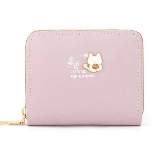 พร้อมส่ง โลโก้แมว (GC-311) กระเป๋าสตางค์ใบสั้น