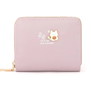 พร้อมส่ง โลโก้แมว (GC-311) กระเป๋าสตางค์ใบสั้น