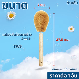 แปรงใยมะพร้าว แปรงกาบมะพร้าว แปรงขัดส้วม แปรงขัดโถส้วม แปรงขัดคอห่าน แปรงล้างห้องน้ำ แปรงขัดพื้น แปรง แปรงขัดด้ามไม้ WN