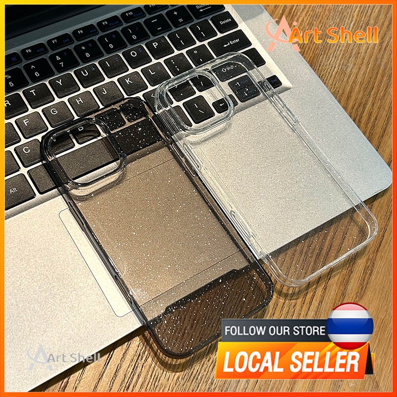ผงเพชรแผ่นโปร่งใส เทรนด์แฟชั่น ดาวบนท้องฟ้า แฟลช for11 12 13 15 14plus 15 pro max XR 12 13pro  6P 7P 8P XS 14Pro 11pro