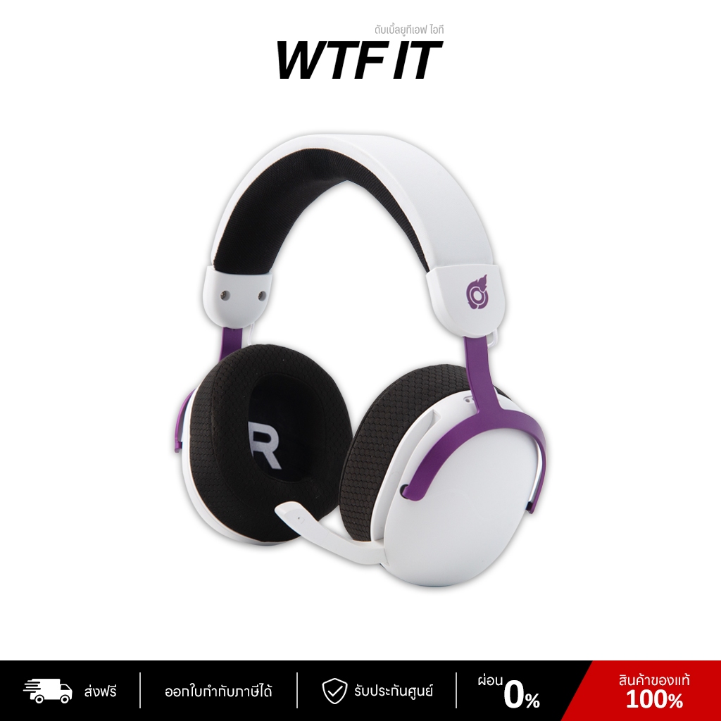 LOGA PHOTON WIRELESS HEADSETS : Mesh Cushions Edition หูฟังเกมมิ่งไร้สาย