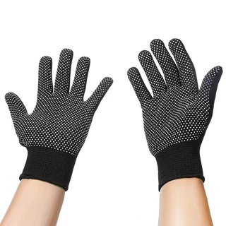 🧤(ยกโหล) (24คู่) ถุงมือเคลือบยาง ถุงมือทำงาน ทำสวน กันลื่น กันบาด ถุงมือยาง ถุงมือกันของมีคมบาด ถุงมือช่าง พร้อมส่ง