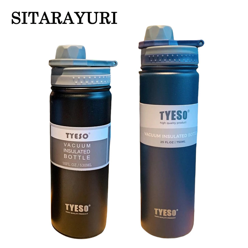 กระบอกน้ำเก็บอุณหภูมิ ขวดน้ำสแตนเลส SUS304 ขวดเก็บความร้อน/เย็น 530ml/750ml ความจุ พกพาได้