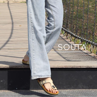 Hashi - Souta🍜 รองเท้าวินเทจ สไตล์ไบเก้น รุ่นคีบ 🕶 >> minimal >> ไซส์ 35-45 ลด1ไซส์*