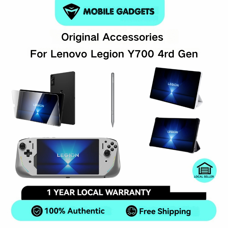 Original Accessories for Lenovo Legion Y700 4rd Gen ( Pen / Case / Tempered glass / Gaming Controlle