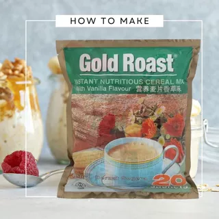 ข้าวโอ๊ตชง Gold Roastธัญพืชพร้อมชงรสวานิลลาบรรจุ20ซอง