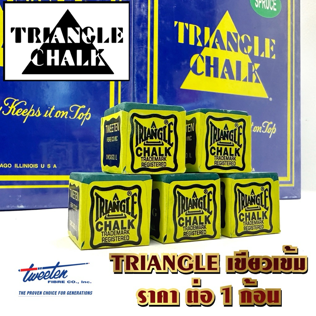 ชอล์กฝนหัวคิว CHALK master triangle