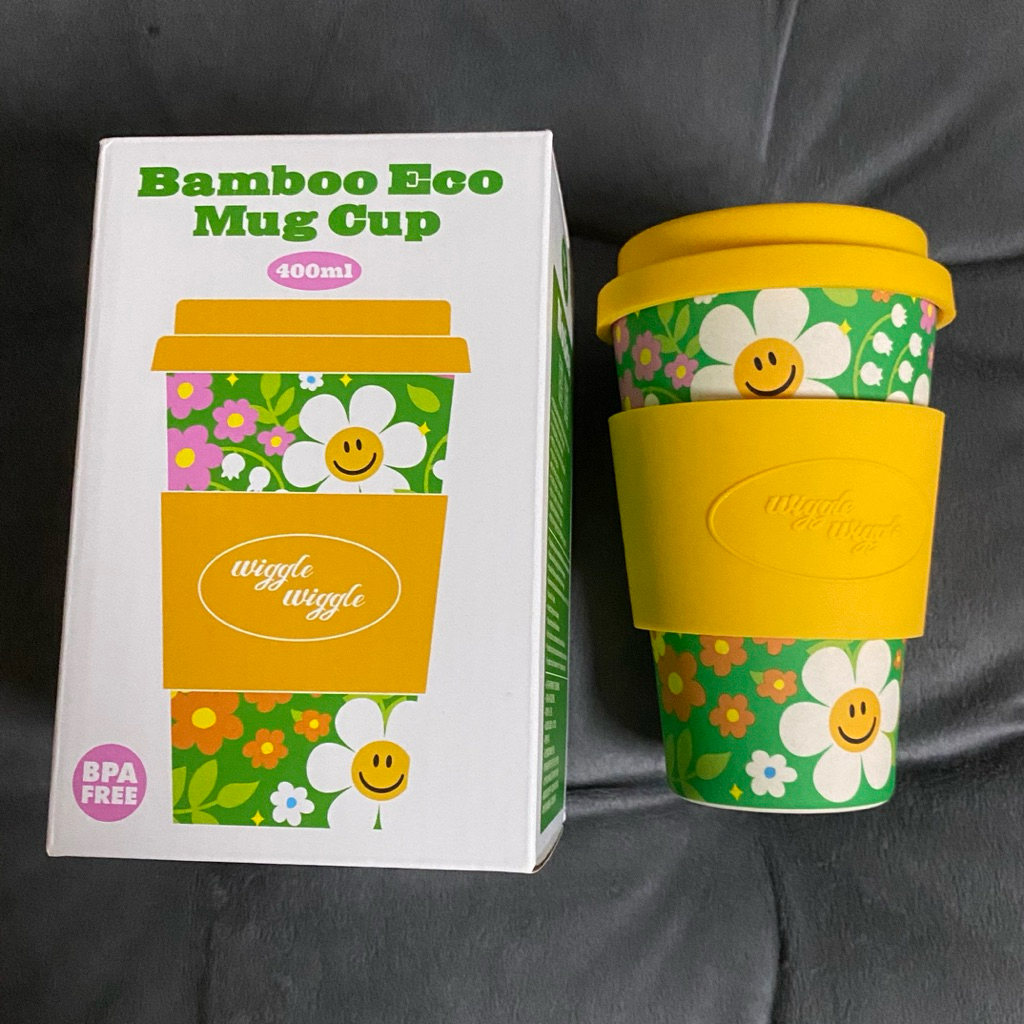 Wiggle Wiggle Bamboo Eco Mug Cup 4 Types แก้วเยื่อไผ่ แก้วน้ำ