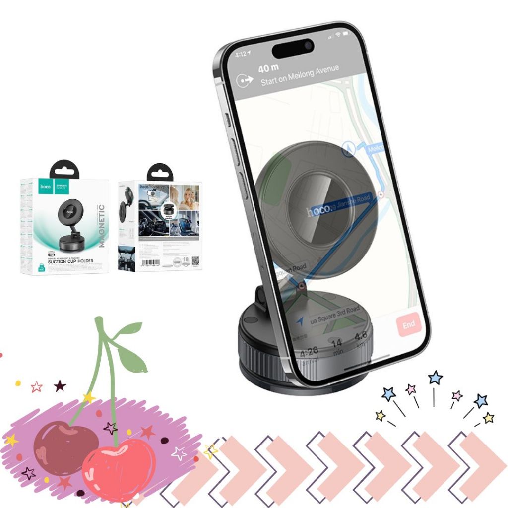 พร้อมส่งจากไทย Hoco H86 Dragon hand-held magnetic holder ขาตั้งมือถือในรถแบบแม่เหล็ก