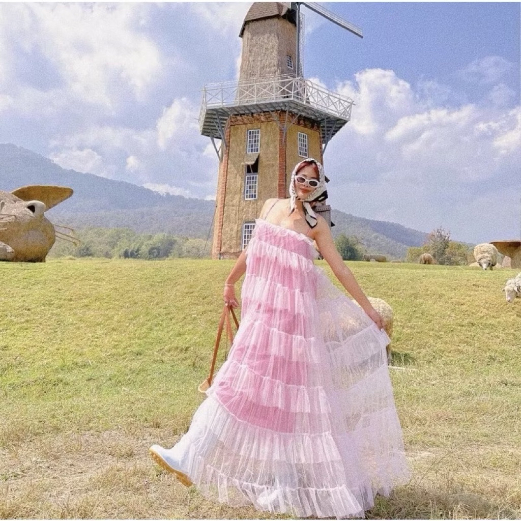 PUMPUI SHEEP MAXI DRESS 💞 1,190-. ส่งฟรี💥สินค้าพร้อมส่ง 💞