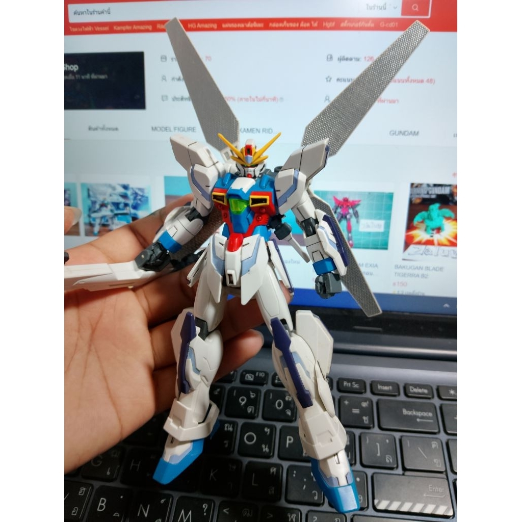 HG 1/144 GUNDAM X MAOH BANDAI ประกอบแล้ว