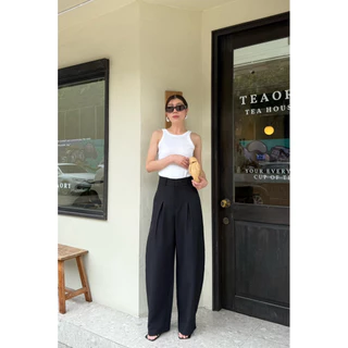📌📌 พร้อมส่ง ครบสี S M L XL 2XL 3XL #010 x2 BARREL SLACK PANTS กางเกงสแลคทรงขาโค้ง