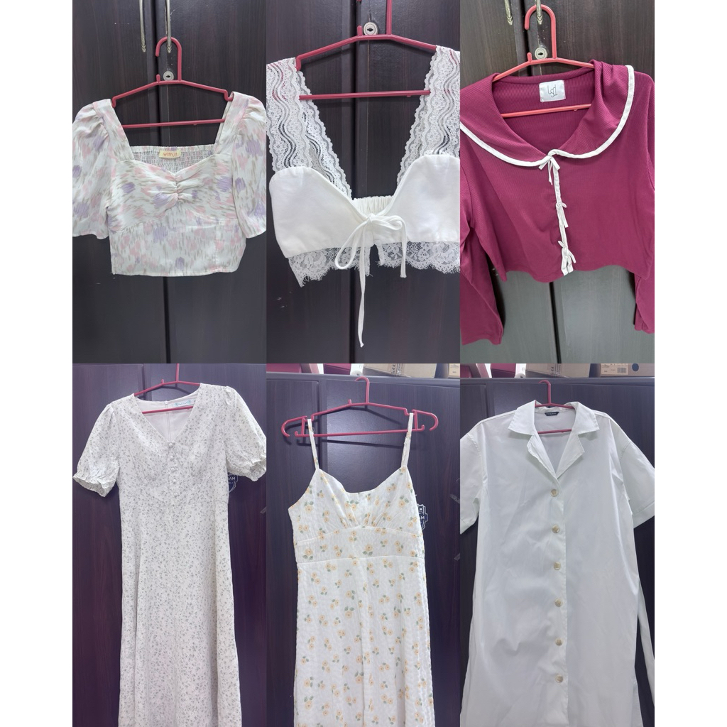 เสื้อผ้า เดรส แบรนด์ With it,Pradap,Haas,Longsaidoo ส่งต่อมือสอง