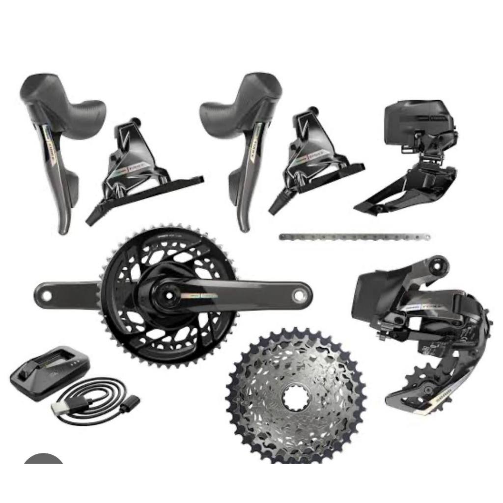 ชุดเกียร์ SRAM FORCE AXS D2 GROUPSET ไม่รวม ใบดิส เฟืองท้าย 10-33T