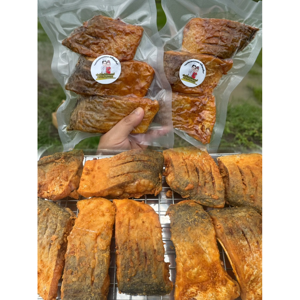 ปลาส้มปลาจีนทอดแพค2-3ชิ้น(น้ำหนักก่อนทอด500g)