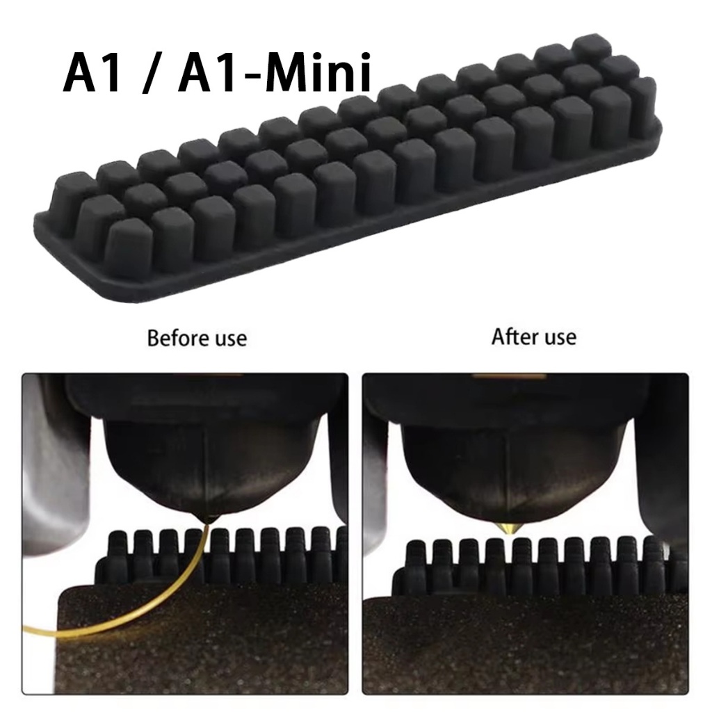 ของมาใหม่！ยางซิลิโคนเช็ดเครื่องพิมพ์ รุ่น Bambulab A1-Mini/A1 เช็ดหัวพิมพ์สำหรับ3D เครื่องพิมพ์ ราคา ถูกที่สุด ดีลบีเคเค แกลเลอรีภาพที่ 4
