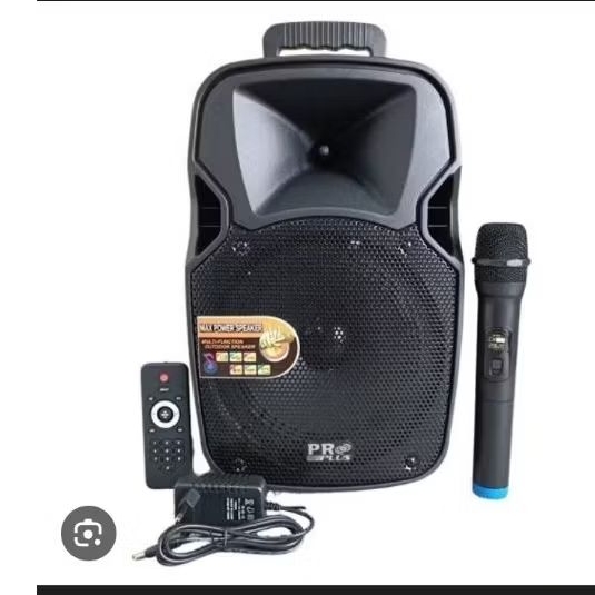 PRO PLUS XA8 ตู้ลำโพงเคลื่อนที่ 8" มีแอมป์ในตัว พร้อมไมค์ลอย 1 อัน