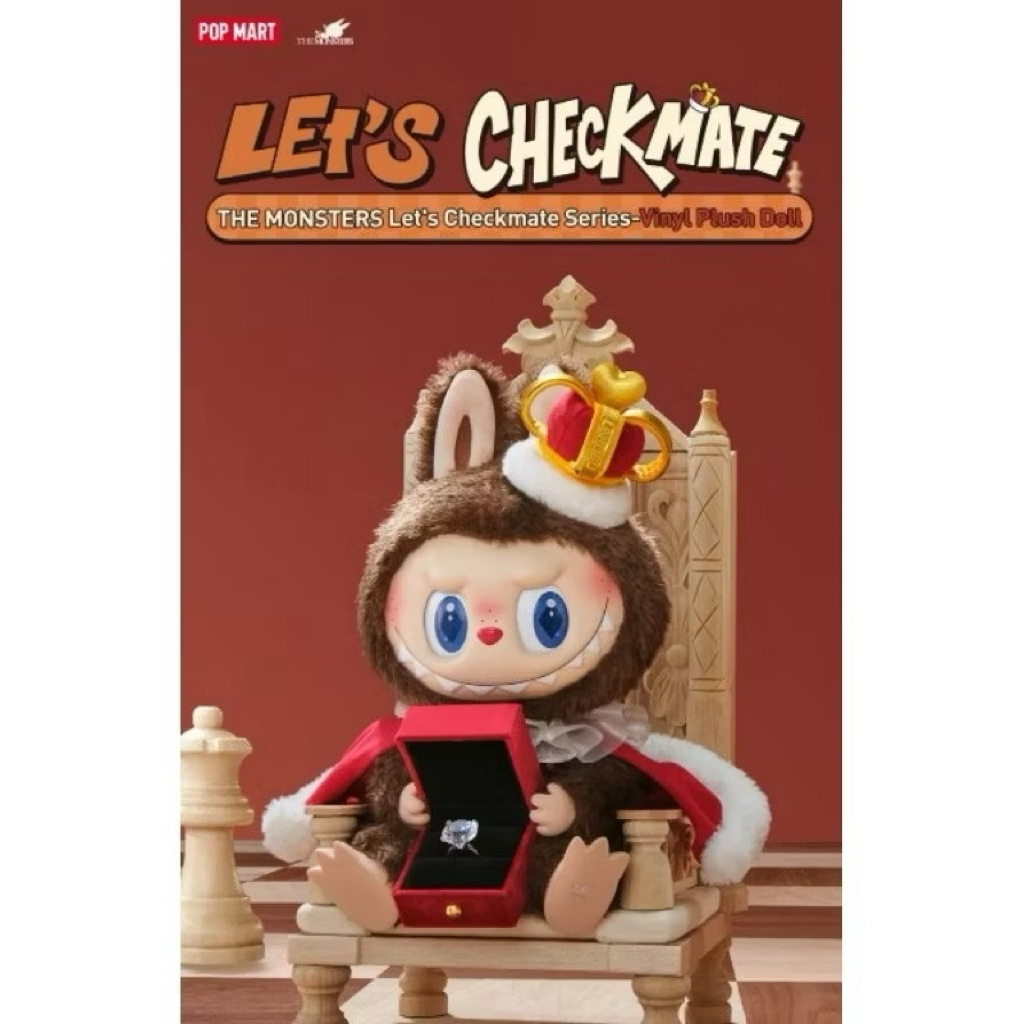 (พร้อมส่งจากไทย)The monsters Let's check mate series Vinyl Plush doll กล่องซีล พร้อมส่ง