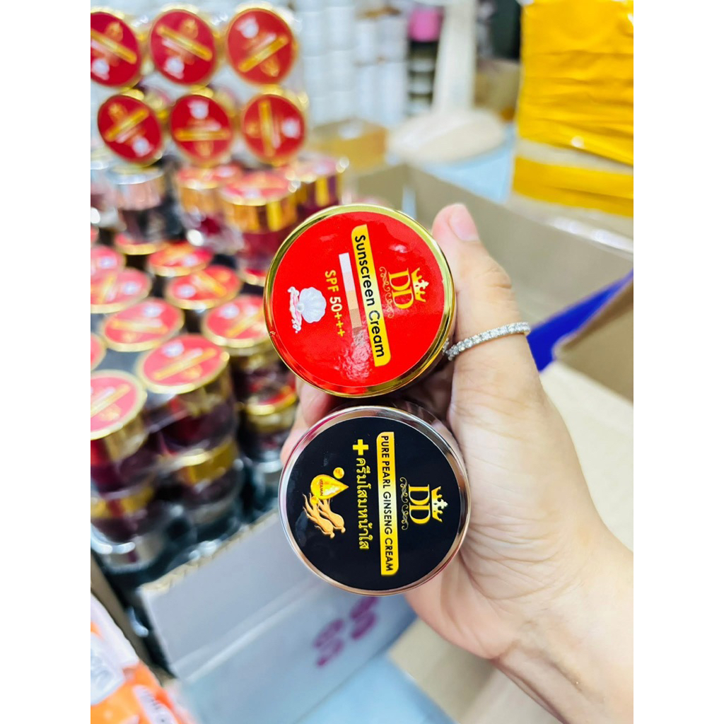ครีมบำรุงผิวหน้า DD กันแดดและครีมโสม
