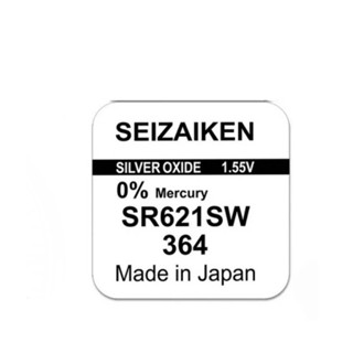 ถ่านกระดุม Seizaiken 364, SR621SW 1.55V จำนวน1ก้อน ของใหม่ ข…