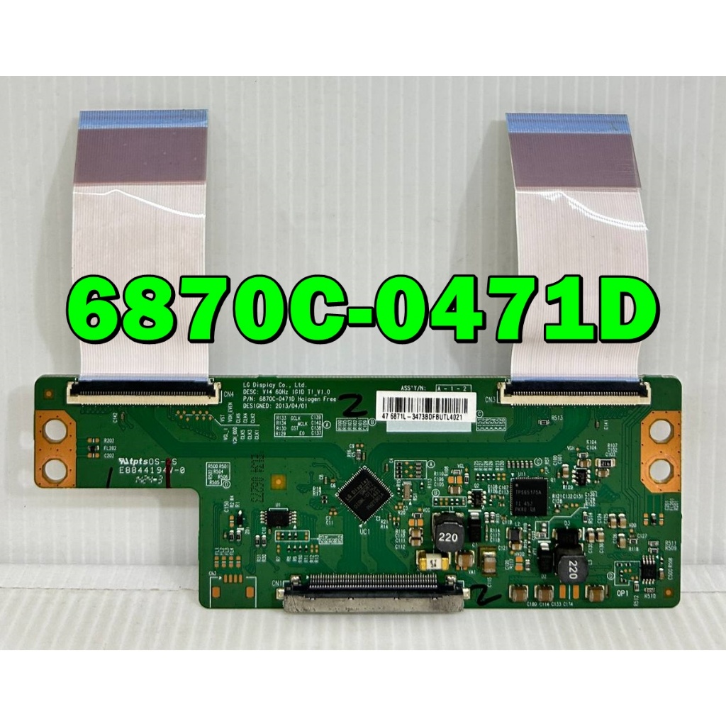 ทีคอน T-CON TOSHIBA รุ่น 47L2450VT พาร์ท 6870C-0471D ของแท้ถอด มือ2