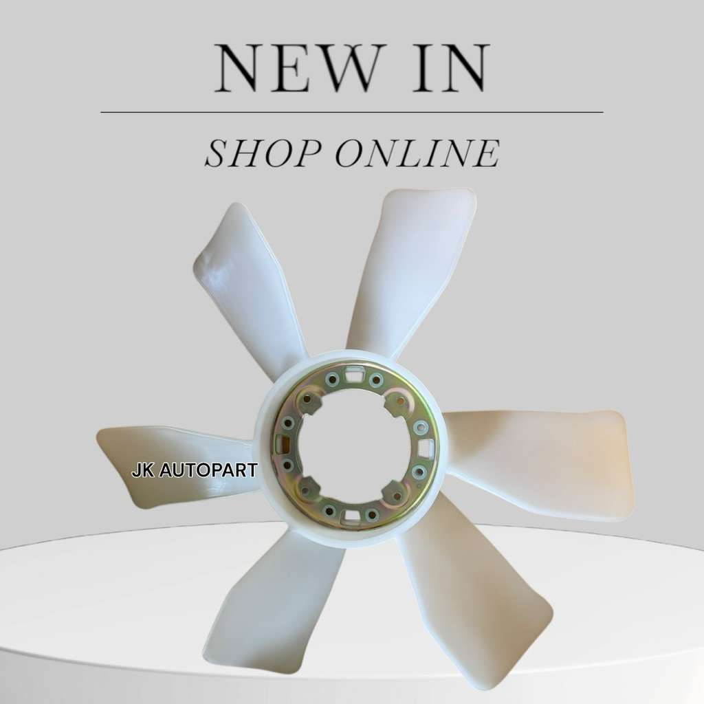 ใบพัดลม HINO MEGA JO5C JO7C TURBO ยี่ห้อ ตราช้างแท้ๆ พลาสติกหนาอย่างดี 16306-2671 /SNBKP