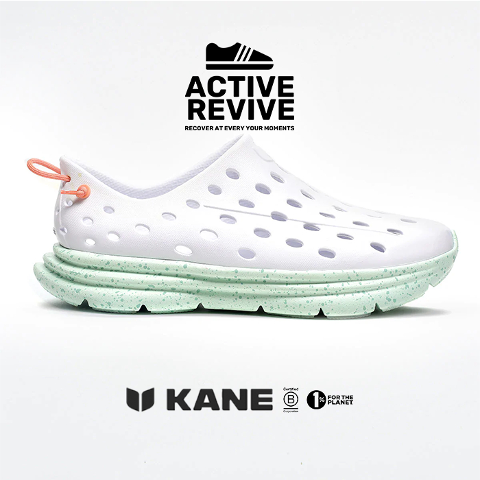 รองเท้า KANE Revive สี White/Spring Speckle รองเท้าเพื่อสุขภาพ [Pre-order]