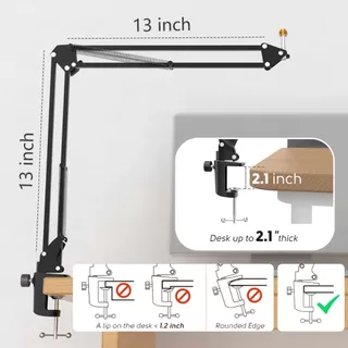 [กรุงเทพฯส่งด่วน] FIFINE CS1 Arm Microphone Boom แขนจับไมค์คุณภาพ ใช้งานกับ USB/XLR Mic ได้ทุกรุ่น