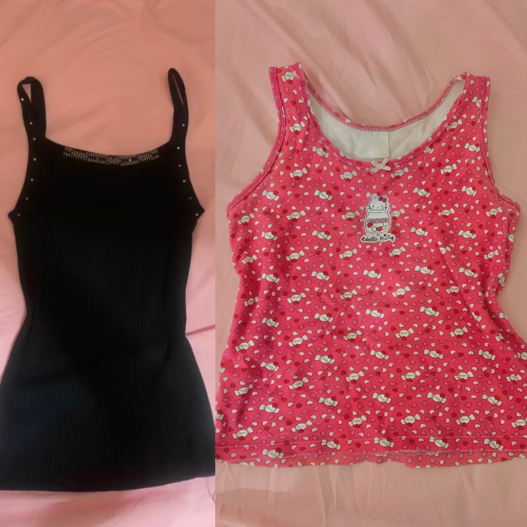 รวม Y2K เบบี้ที เสื้อกล้าม มือสอง