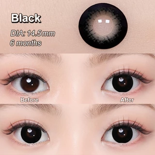 Magister & Realcon คอนแทคเลนส์ 14.5mm ซีรีย์ซุปเปอร์ไซส์ คอนแทคเลนส์สีดำ สีน้ำตาล คอนแทคเลนส์สายตาสั้น 6 เดือน