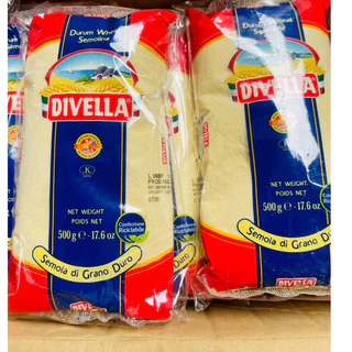 แป้งเซโมลิน่า Divella Durum wheat Semolina Di Grano Duro 500g.