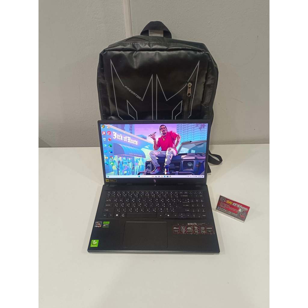 Acer Nitro V15 ANV15-41-R1R0 (มือสอง) จอ 165Hz RTX 2050 ประกันร้านศูนย์ Acer 25/7/2027