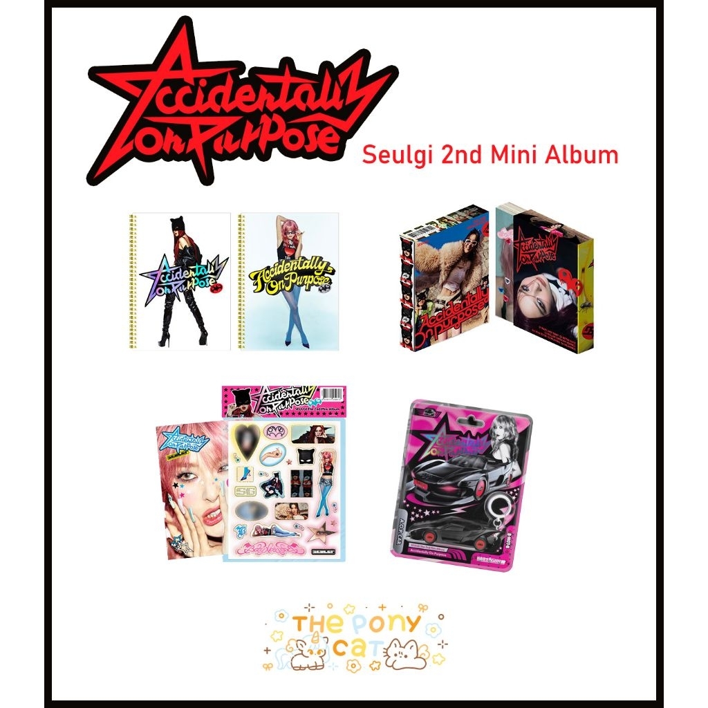 พร้อมส่งในไทย SEULGI 2nd Mini Album "Accidentally On Purpose"