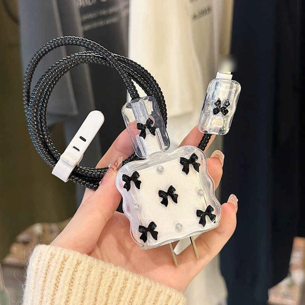 ตัวถนอมสายชาร์จลายการ์ตูน Cable Protector สำหรับ Apple 20W 18W thumbnail 4